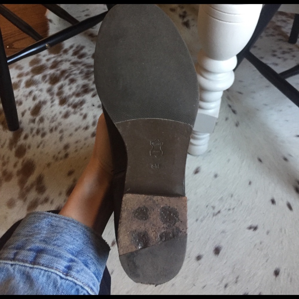 Tory Burch Brown Leather Riding Boots sz 8 - Picture 4 of 5